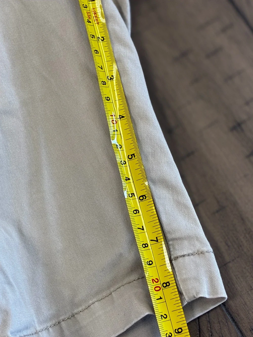 Boys size 8 Lee Beige Button-Front Khakis